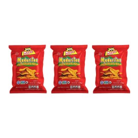 Sweet Plantain Chips - Maduritos Dulcesitos - Organic Sweet Potato Chips - Healthy Snacks - Snacks - Made from Quality Plantains - (Pack 03) 3 oz / 85 g