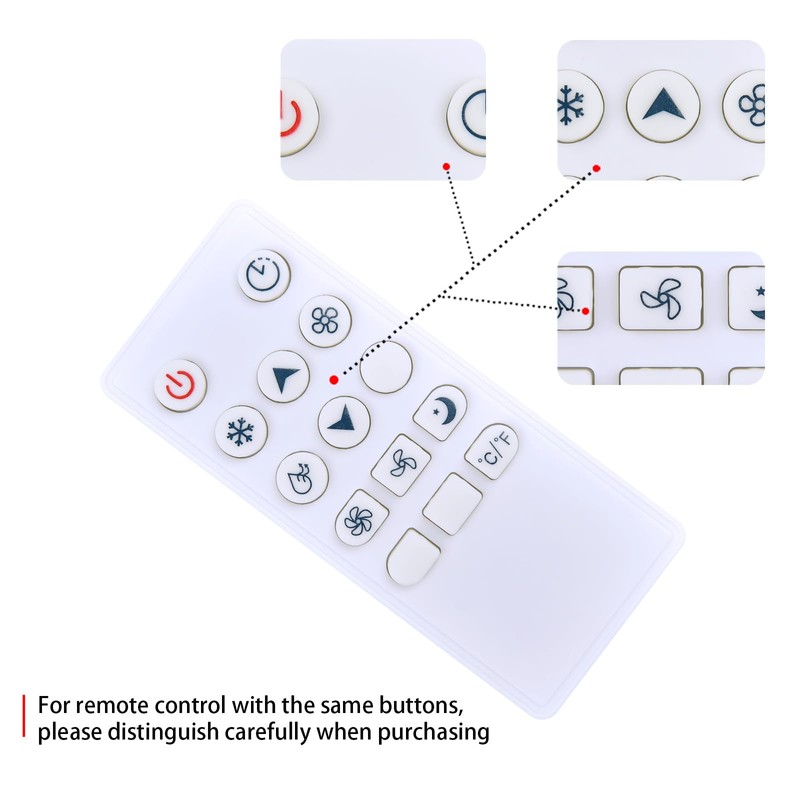MOVHEIYL Replacement Remote Control for Shinco SPF1-08C SPF1-10C, for SereneLife