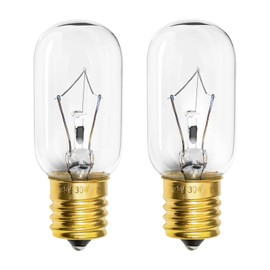 Belleone Light Bulb Fits for LG Microwave Oven - Compatible with LG Frigidaire Kenmore Whirlpool GE Over The Range Microwave, Dimmable 125V 30W E17 Base, Kitchen Night Light, Replaces 6912W1Z004B