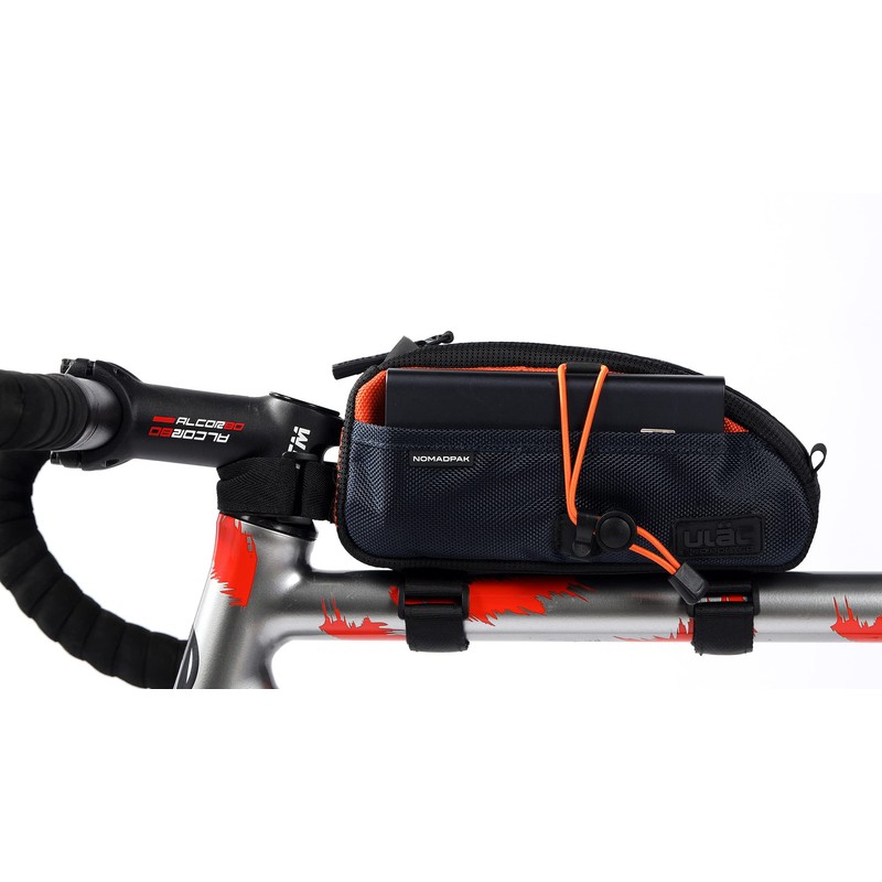 ULAC NOMADPAK: TREKKING PRO 1.2L Top Tube Bag (Navy-Orange)