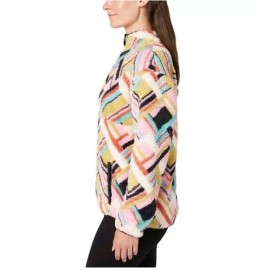 Hurley Ladies' Snap Plush Pullover, Pink Size M  NWT