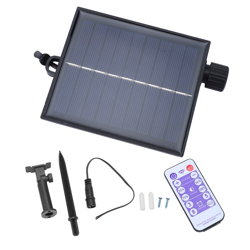 Solar String Light Control Box Automatic Waterproof Adjustable Luminance Solar