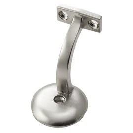 Hand Rail Brackets Collection Handrail Bracket 3 Inch x 2 Inch Satin Nickel Finish (5 Pack)