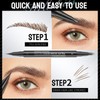 Hellokiss two-pronged eyebrow pencil waterproof and sweat-proof wild eyebrow double-headed