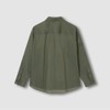 JAJU [JAJU/Jaju] Women's Light Cotton Long-Sleeve Shirt_Khaki