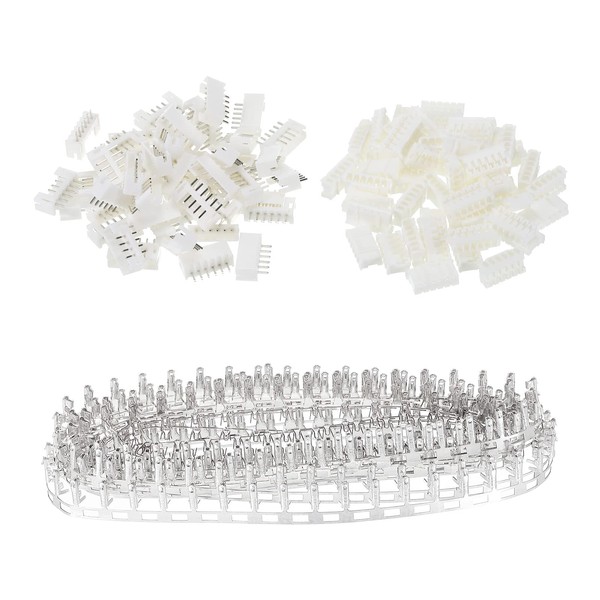 uxcell 2mm Pitch Connector Kit 6 Pin Male Female Header