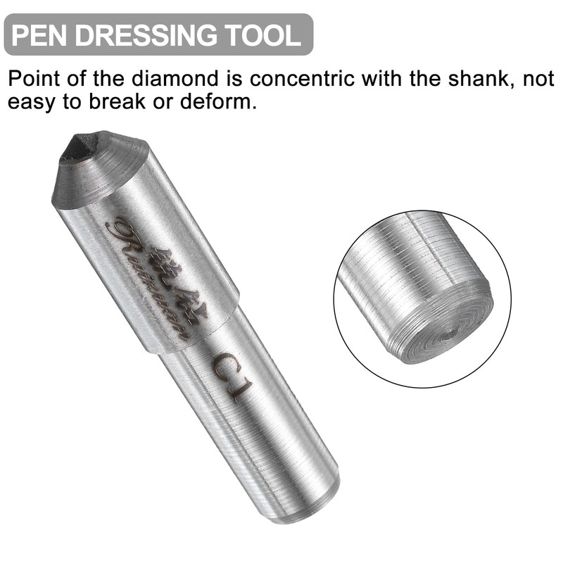 sourcing map 5pcs Diamond Dressers, 10mm x 47mm (25/64" x