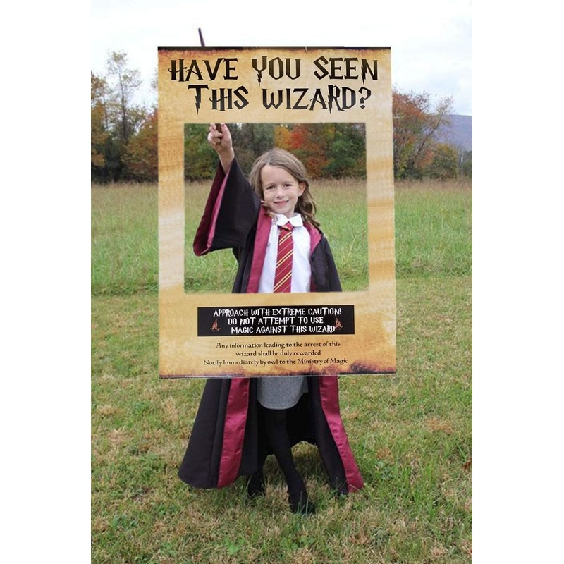 JeVenis Have You Seen This Wizard Photo Booth Prop Magician