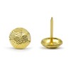 Dritz Home 9012 Hammered Decorative Nails, 7/16-Inch, Brass (24-Piece)