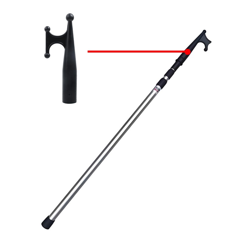 KUMGROT Nylon Black Boat Hooks for Docking 7.8" / 200mm