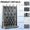 Pushglossy 1 Pcs 54 Pegs Lab Drying Racks Double Sided