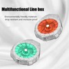 Lure Line Box Multifunctional Spool Storage Box with Quick Line