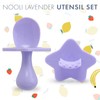 Elli&Nooli Baby Utensil Set - Self-Feeding Baby Spoons - Choke
