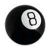 Mystic 8 Ball - Fortune-Telling Magic Ball, Black