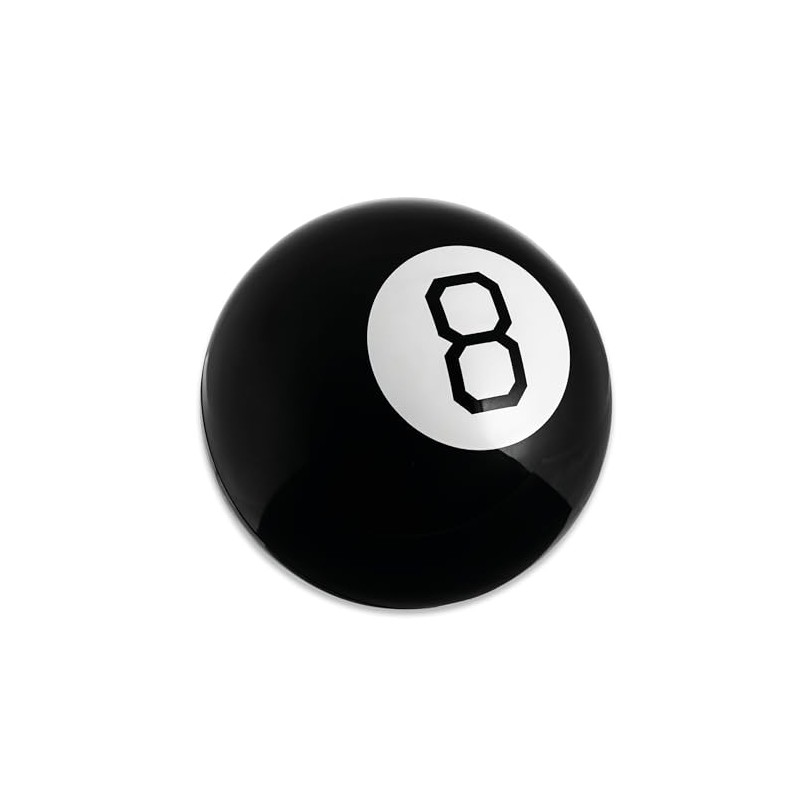 Mystic 8 Ball - Fortune-Telling Magic Ball, Black