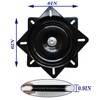 2Pack Heavy Duty Bar Stool Swivel Plate, 6Inch Chair Base
