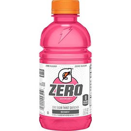Gatorade Zero Sugar Thirst Quencher, Berry, 12 Ounce(Pack of 24)