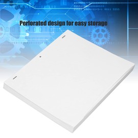 Jeanoko Blank Flip Book Paper with Holes, 200 Sheets Animation Paper, Translucent Sketch Paper for Tracing Drawings