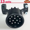 ETUKER Trailer Plug – 12 V – 13 Pin –