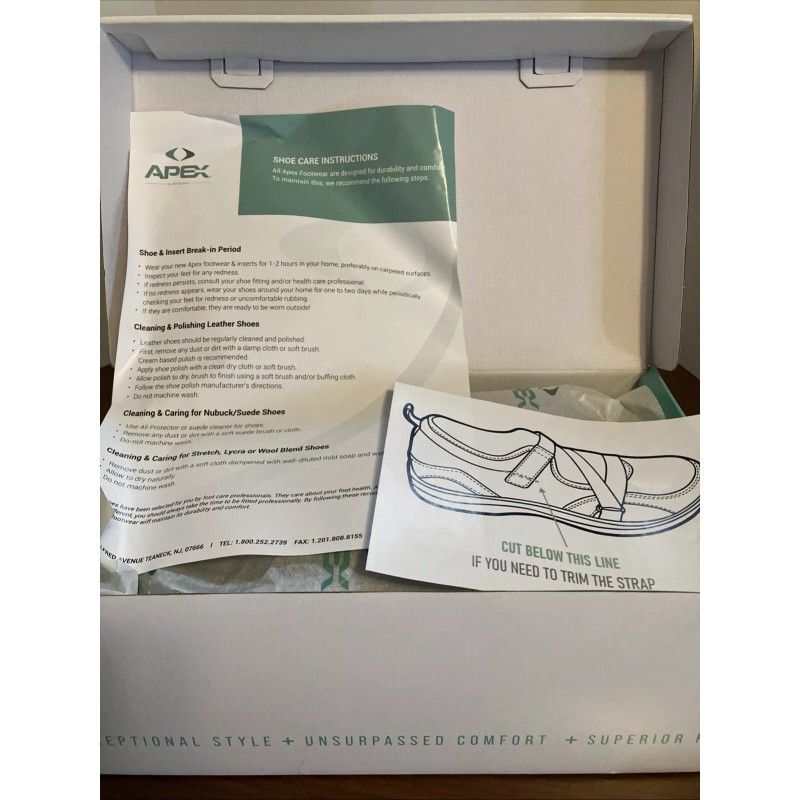 Apex A601W Women’s 7.5W Mary Jane Shoes Grey Orthopedic NIB