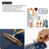 26Pcs Guitar Repairing Tool Kit Measurement Maintenance String Organizer Wrench