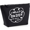 Hippowarehouse Hello Daddy See You In March printed make up