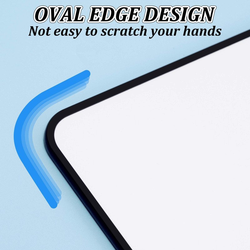YUNAI Small Whiteboards A4, 2PCS Double Sided Mini Whiteboard with