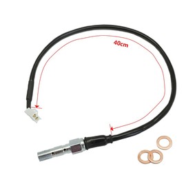 Motorcycle Universal M10 x 1.25 mm Front Rear Hydraulic Brake Calipers Cylinder Pump Brake Light Switch Stop Light Switch with Double Hollow Screw for Scooter Moped Dirt Pit Bike ATV Yamaha