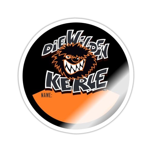 Spreadshirt Die Wilden Kerle Name Sticker Logo Black Sticker Max.