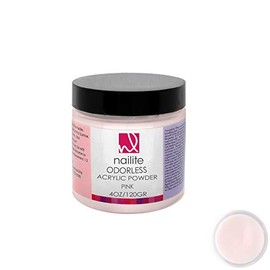 Nailite Odorless Acrylic Powder (Pink) (4 Oz)