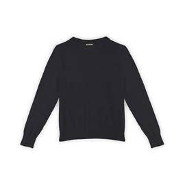 NAADAM Soft Cotton Cashmere Crewneck, Black, Small