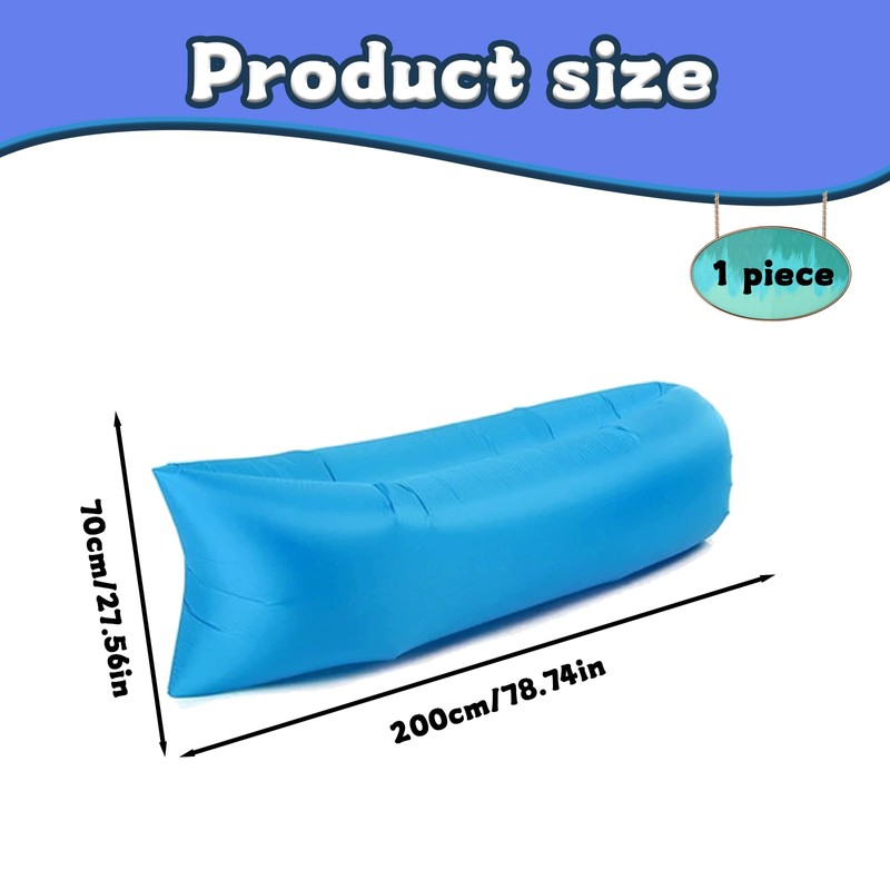 ZQSFPK Inflatable Sofa, Air Sofa, Inflatable Lounger, for Travelling, Camping,