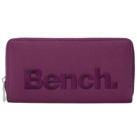 Bench Women's Purse Large XXL Wallet Zip Clutch Colour: Purple, purple, Modern