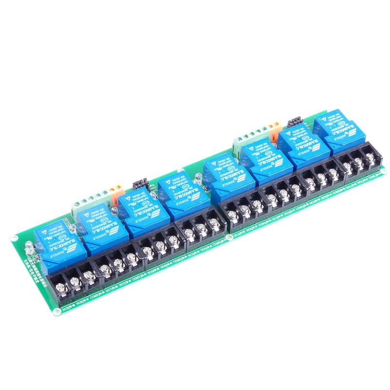 KNACRO 8-Channel Relay Module High Low Level Triggering Optocoupler Isolation