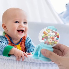 Ksrnsne Gumball Machine Mini Candy Dispenser Part 3.7 Inch Gumball Machines for Kids Gifts (4 Pack)