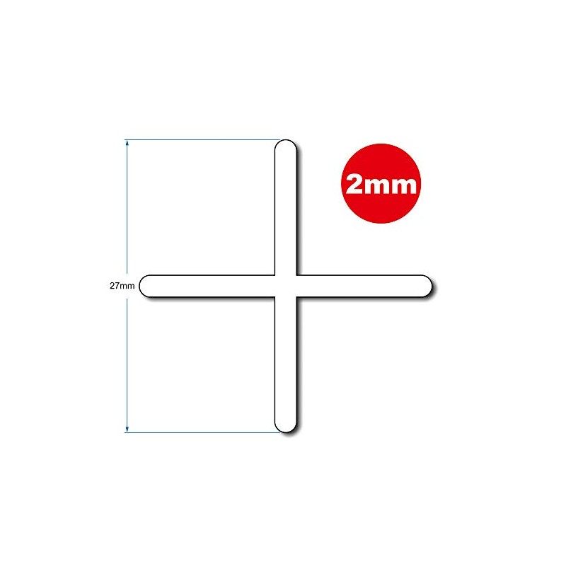 Tilerite Tile SPACERS 2MM X250 TSL483