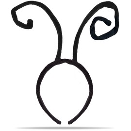 Hatstar Hatstar Fühler Haarreif | Insekten Käfer Antennen | Kakerlake Ameisen Fliege Biene | Haarschmuck für Kinder & Erwachsene | Kopfschmuck Damen & Mädchen | Kostüm Accessoire für Karneval & Fasching