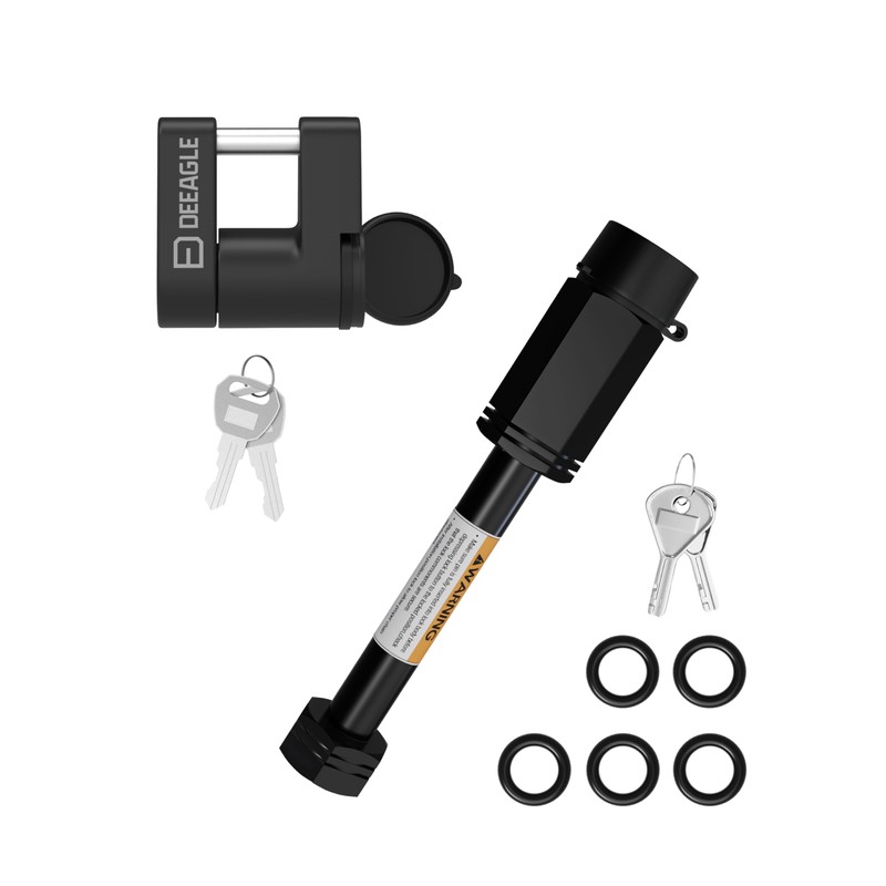 DEEAGLE Trailer Lock Set, 5/8" Dia 3-1/2” Long Trailer Hitch
