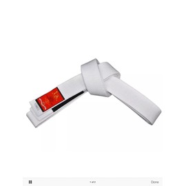 Grapple Kings White Belts - Belt for Beginners - Durable and Comfortable - Perfect for Training and Competitions - White Belt for Men (A1)