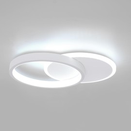 Aeyytoe LED Ceiling Light, 24 W LED Ceiling Light, Modern Round Bedroom Chandelier, LED Lamp for Bathroom, Hallway, Bedroom, Balcony, Living Room, Kitchen