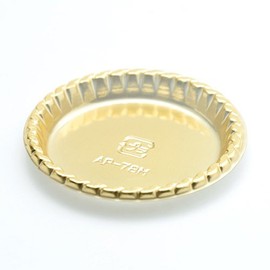 Gold Round Tray 6 cm/10 Pieces Tomiz/cuoca (富澤 Shops), Film, Tray Stand pe-pa-tore-・kokotto