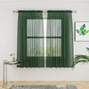 Green Sheer Curtains 72 inches Long Living Room Curtain Sheers
