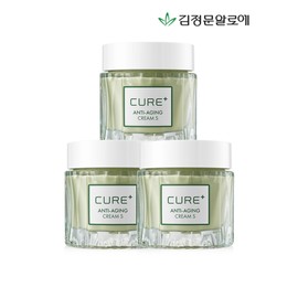 Half Club / Kim Jung Moon Aloe Cure Anti-Aging Cream S 50g 3 Pieces / 김정문알로에 큐어 안티에이징 크림S 50g 3개
