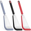 UCSAJI Silicone Fish Spatula Turner Thin Slotted Flexible Stainless Steel