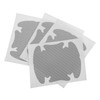 Alipis 3D Carbon Fiber Door Handle Stickers Scratch Car Cup
