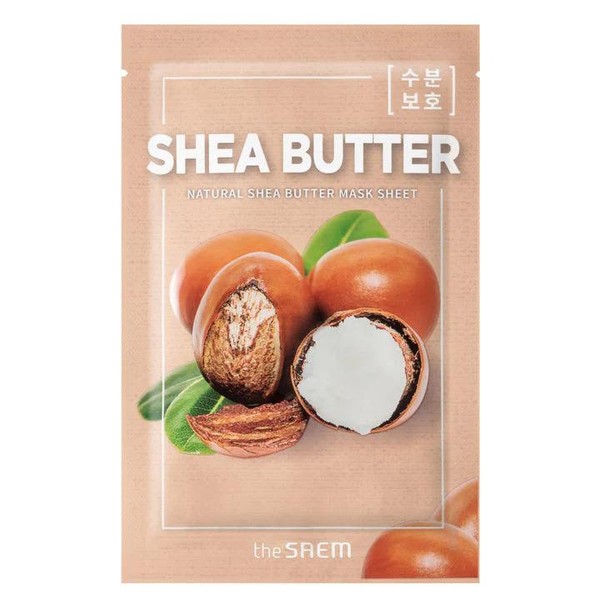 [THE SAEM] Natural Face Sheet Mask Skincare - Color: Shea