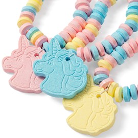 Unicorn Candy Bracelet - Unicorn Party Favors - 12 Count