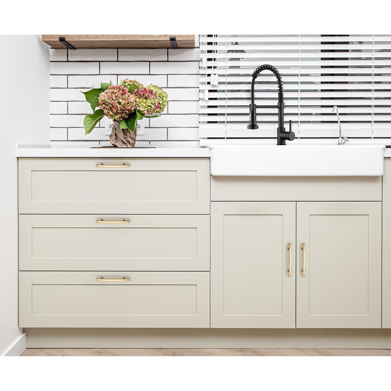 Ravinte 10 Pack Cabinet Handles Champagne Bronze Cabinet Pulls Kitchen