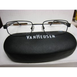 VAN HEUSEN EYEGLASS FRAMES Style  S328 BLACK  53-20-140  With Geniric Case