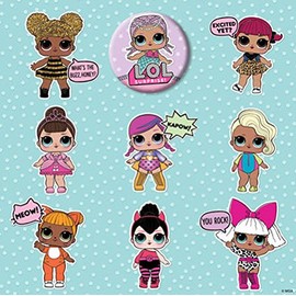 LOL Surprise LO006 "Blank" Birthday Card Multi